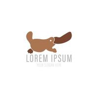 Platypus Logo Template vector