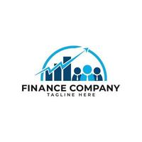finance group company logo design template vector