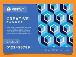 creative business banner design vector template