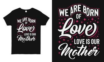 Mom t-shirt design. gift for mother vector