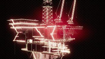 Oil and Gas Platform video