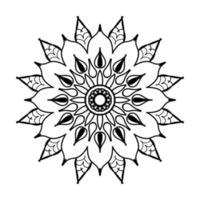 Mandalas for coloring book. Decorative round ornaments. vector