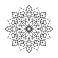 Mandalas for coloring book. Decorative round ornaments. vector