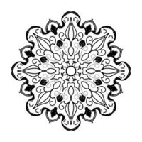 Mandalas for coloring book. Decorative round ornaments. vector