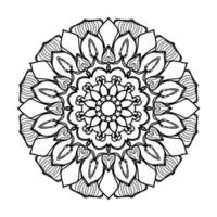 Mandalas for coloring book. Decorative round ornaments. vector