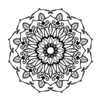 Mandalas for coloring book. Decorative round ornaments. vector