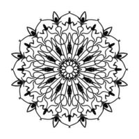 Mandalas for coloring book. Decorative round ornaments. vector