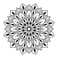 Hand drawn mandala. decoration in ethnic oriental  doodle ornament. vector