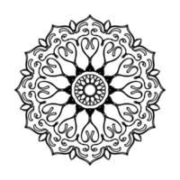 Mandalas for coloring book. Decorative round ornaments. vector