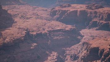 vista panorámica aérea del gran cañón video