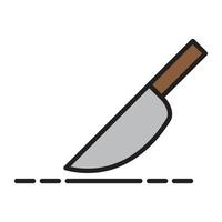 icono de cuchillo de cirugía para sitio web, símbolo, vector editable de presentación