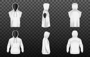 Hoodie Mock-Up with Alternative Preview vector