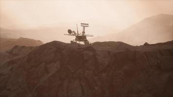 Opportunity Mars exploring the surface of red planet video