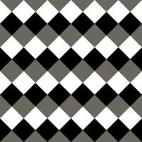 Seamless checkerboard background in three tones, dark gray tones. vector