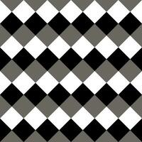 Seamless checkerboard background in three tones, dark gray tones. vector