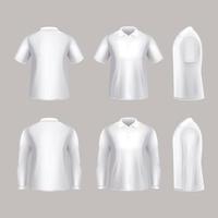 3D Polo Shirt Mockup vector