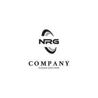 Initial Letter NRG Icon Vector Logo Template Illustration Design