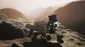 Opportunity Mars exploring the surface of red planet video