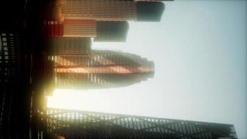 concept de la ville de londres au coucher du soleil. format vertical