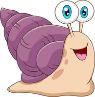 Illustration of cute sea snail