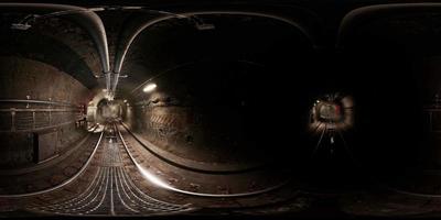 vr 360 alter U-Bahn-Tunnel video