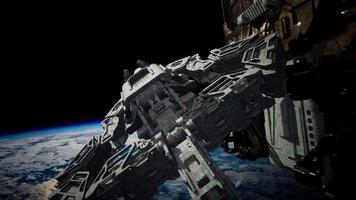 Flying an Animated Space Station video