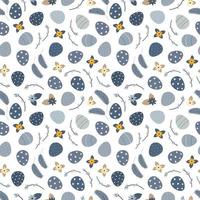 Background of pattern for Easter holiday vector