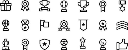 awards icons vector design