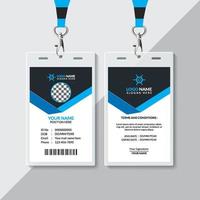 Creative ID Card Design Template vector