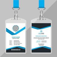 Modern And Professional ID Card Design, Corporate And Creative ID Card Design, Simple And Abstract ID Card, ID Card Design Template vector