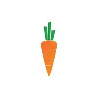 Creative and modern sweet carrot for fruit, vegetable and restaurant logo design vector editable on white background
