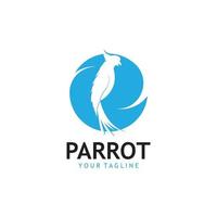 Parrot Logo Design Vector template