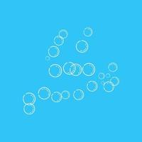 Bubble icon vector illustration design template