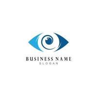 Eye Care vector logo design