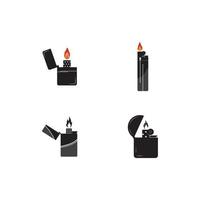 Gas Lighter vector icon illustration design