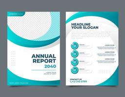Annual Report Template vector