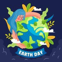 Earth Day Concept vector