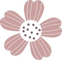 Beautiful flower. Vector illustration. decorative botanical element