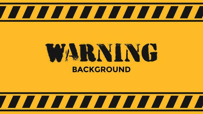 Vector of Warning Background. Perfect for warning content, caution content, etc.