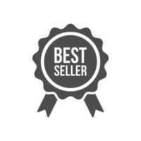 best selling icon for products and online shop vector