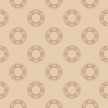 Abstract background texture in geometric ornamental style. Geometric seamless pattern vector