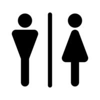 male female men women toilet restroom sign logo black silhouette triangle style
