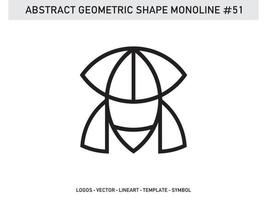 formas poligonales abstractas geométricas bordes elegantes símbolos de elementos de marco vector libre