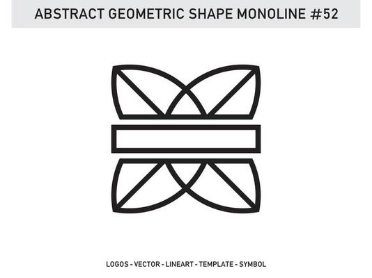 Geometrical Abstract Polygonal Shapes Elegant Borders Frame Element Symbols Free Vector