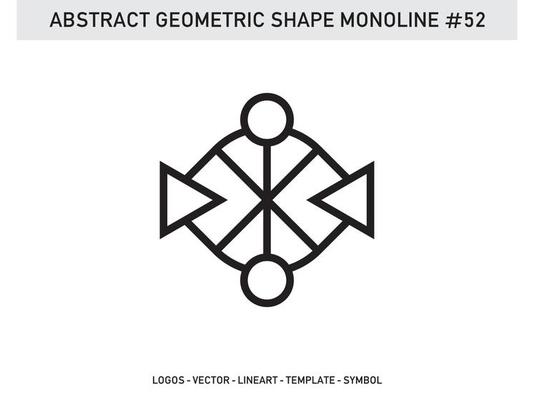 Geometrical Abstract Polygonal Shapes Elegant Borders Frame Element Symbols Free Vector