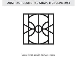 formas poligonales abstractas geométricas bordes elegantes símbolos de elementos de marco vector libre