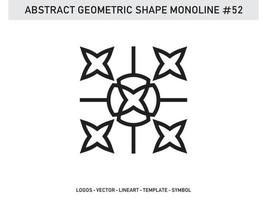 Geometrical Abstract Polygonal Shapes Elegant Borders Frame Element Symbols Free Vector