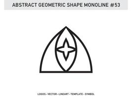 formas poligonales abstractas geométricas bordes elegantes símbolos de elementos de marco vector libre