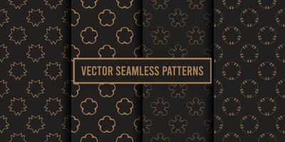 Decorative ornament seamless pattern background vector