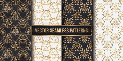 Decorative ornament seamless pattern background vector